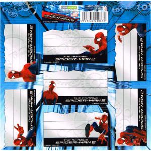 Naklejki na zeszyty Derform Spiderman, 7szt
